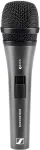 SENNHEISER E 835-S, VOCAL MICROPHONE, DYNAMIC, CARDIOID, I/O SWITCH, 3-PIN XLR-M, ANTHRACITE, INCLUDES CLIP AND BAG