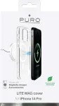 Puro IPC14P61LITEMAGTR mobile phone case 15.5 cm (6.1") Cover Transparent