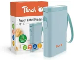 Peach PE110, label printer blue, direct thermal printing
