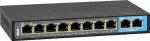 BCS -B-SP0802G BCS BASIC Switch 8x PoE, 2xRJ45 Gigabit