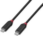 Lindy USB 4.0 Kabel Typ C/C 40Gbit/s, 240W PD Black Line 2m