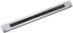 Triton 19" 1U pass-through panel with brush black