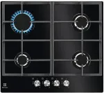 Pliidiplaat Electrolux KGG6426K Black Built-in 56 cm Gas 4 zone(s)
