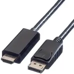 VALUE DisplayPort Kabel DP - UHDTV, ST/ST, schwarz, 5 m