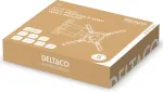 DELTACO OFFICE Full-Motion Wall Mount OFFICE tilt swivel 23-65" 35kg, black / ARM-0257-B / 1903424