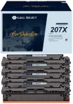 Tooner G&G Toner Select XL-tintimustrite komplekt 4 tk HP 207X jaoks (kiibiga) BK/C/M/Y