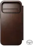 Nomad Modern Leather Folio mobile phone case 16 cm (6.3") Brown