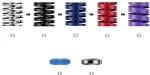 Joystick MOZA Racing Halterung RS069 / CRP2 Performance Kit Schwarz