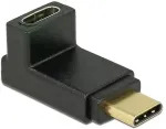 DELOCK Adapter USB 10 Gbps USB Type-C&trade; Stecker zu Buchse gewinkelt oben / unten
