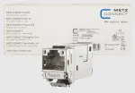 Metz CONNECT 130910KZ wire connector RJ45 Silver