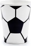 PartyDeco , papist tops 260 ml, 6 tk, Jalgpall