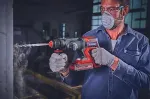 Einhell Power X-Change Cordless Hammer Drill TE-HD 18/20 Li - Solo, 18 Volt, black/red, without battery and charger, in case