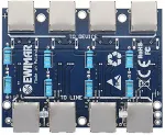Ewimar Moduł LAN z zabezpieczeniem przeciwprzepięciowym EXT z ochroną PoE EWIMAR PTF-54-EXT/PoE