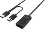 UNITEK USB EXTENSION 2.0; 10m; Y-278; BLACK