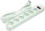 Noname Extension cord 5m, 6 sockets, with switch