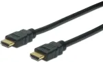 Digitus HDMI Anschlusskabel mit Ethernet , 4K 60Hz, 1m, sw