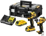 DeWALT . COMBO KIT 18V DCK2060L2T (DCD778+DCF787) 2x3,0Ah TSTAK II %%%