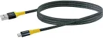 Schwaiger Ladekabel USB 2.0 A>Micro USB 1,2m Schwarz/Gelb