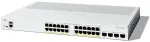 Cisco Catalyst 1200-24P-4G Smart Switch, 24 Port GE, PoE, 4x1GE SFP, Limited Lifetime Protection (C1200-24P-4G)