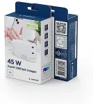 GEMBIRD 2-port 45 W USB fast charger