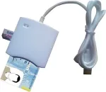 Kaardilugeja TRANSCEND | SMART CARD READER USB PC/SC N68 White