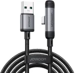 Joyroom USB - Type-C EnjoyX seeria 90-kraadine kaabel A56, 3A, 480mb/s, 1.2m, Black (S-A56)