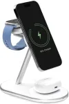 Puro Puro Mag Station Qi2 3-in-1 Wireless Charger Compatible with MagSafe - White