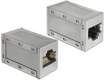 DeLOCK Adapter RJ45 Buchse > RJ45 Buchse Cat.6A STP
