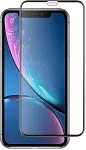 DEVIA Real Series 3D Curved Full Screen Explosion-proof Tempered Glass iPhone XR (6.1) black
