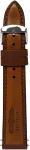 Zeppelin leather strap brown, 20 mm