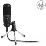DeLOCK USB Kondensator Mikrofon mit St&auml;nder 24 Bit / 192 kHz f&uuml;r PC und Notebook