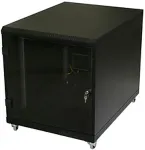Triton 19" container.rack 12U, depth 1000mm, load capacity 200kg black