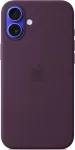 APPLE Original iPhone 16 Plus Silikon Case mit MagSafe - Pflaume