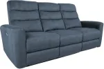 Home4you Diivan GASTON 3-kohaline elektriline recliner 206x85xH104cm, sinine
