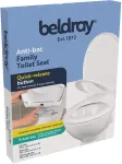 Beldray LA037185EU7 Anti-bac Family Toilet Seat, White