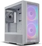 Korpus Lian LI PC Case Vector V100, ATX, White