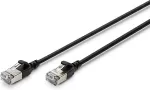 Digitus CAT 6A F-FTP SLIM PATCHCAB 03M COOPERLSZH AWG 32/70.3M BLACK