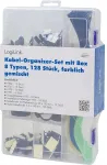 Logilink Cable organizer set in box, 8 items