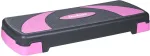 Rebel ACTIVE Step for aerobics and fitness exercises, 3 levels, gray-purple