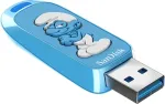 M&auml;lukaart SANDISK USB 3.2,Ingot Type-A,130MB/s,Brainy Smurf Edition,4x6 Blister,Global