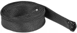DeLOCK Geflechtschlauch mit Rei&szlig;verschluss hitzebest&auml;ndig 2 m x 50 mm schwarz