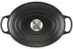 Le creuset Signature Casserole oval 27 cm satin black