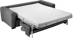 Home4you Diivanvoodi KINGSTON 3-kohaline 198x96xH76/94cm, tumehall