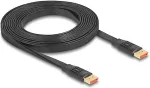 DeLOCK DisplayPort ribbon cable 8K 60Hz (black, 3 meters)