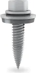 Noname Self-tapping screw 6x25mm, stainless steel with EPDM, for PV panels mounting, 100pcs
