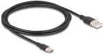 Delock USB 2.0 Kabel USB Typ-A St > USB Typ-C St 2.5m schw.