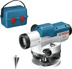 Bosch optical level GOL 26 D Professional (blue, case, measuring unit 360 degrees)