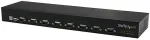 StarTech.com 8 Port USB auf Seriell Adapter Hub - USB auf RS232 Port Adapter mit Daisy Chain - Rackmontierbar - Serieller Adapter - USB 2.0 - RS-232 x 8 - Schwarz