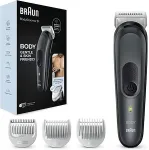 Braun Body Groomer | BG3340 | Cordless | Black/Grey
