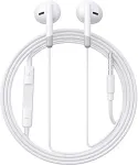 Joyroom Juhtmega k&otilde;rvaklapid In-Ear koos puldiga ja mikrofoniga, 3,5 mm pistik, White EU (JR-EW01)